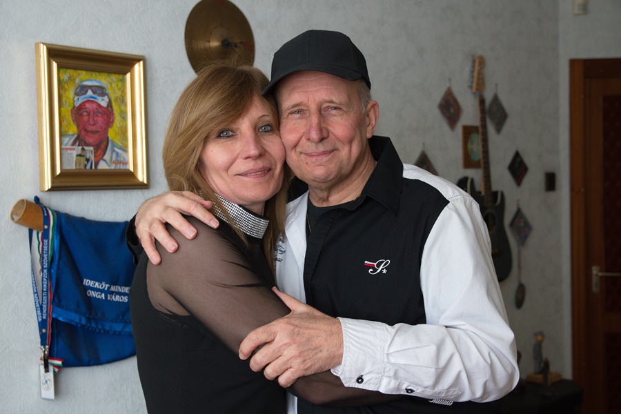 Komáromi István és felesége