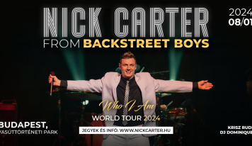 Nick Carter, a Backstreet Boys sztárja a Vasúttörténeti Parkba jön