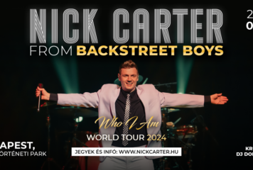 Nick Carter, a Backstreet Boys sztárja a Vasúttörténeti Parkba jön